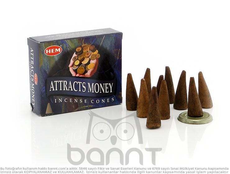 Attracts Money Para Çeken Konik Tütsü Attracts Money Para Çeken Konik Tütsü