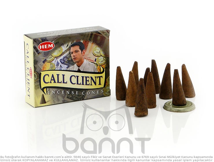 Call Client Müşteri Çeken Konik Tütsü Call Client Müşteri Çeken Konik Tütsü