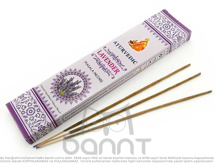 Ayurvedic Lavanta Organik Tütsü Ayurvedic Lavanta Organik Tütsü