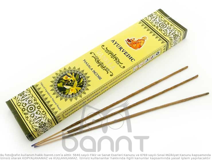 Ayurvedic Vanilya Organik Tütsü Ayurvedic Vanilya Organik Tütsü