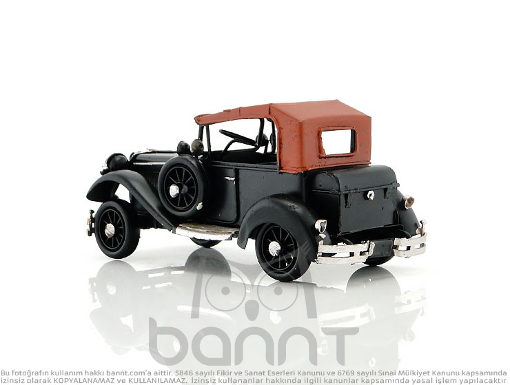 Klasik Metal Araba (Siyah)