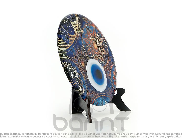 Güneş Masa Üstü Füzyon Cam Nazarlık 12cm Güneş Masa Üstü Füzyon Cam Nazarlık 12cm