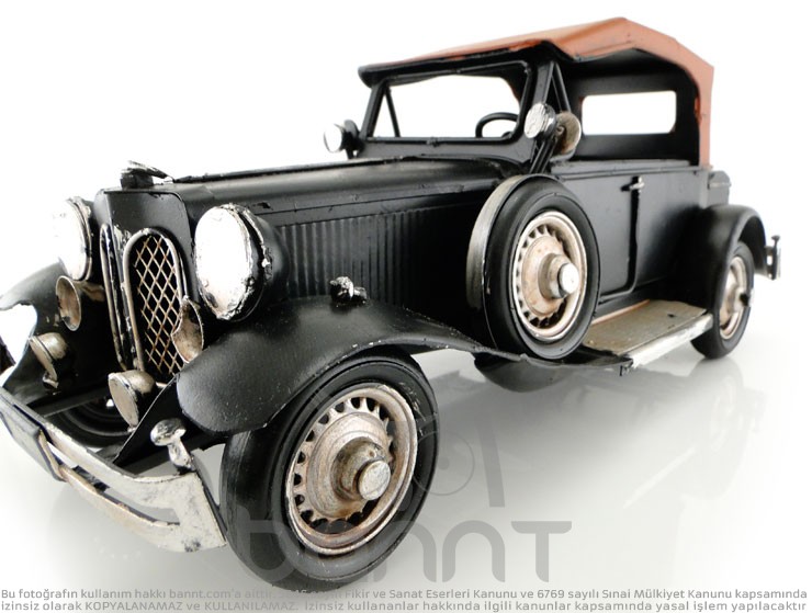 Klasik Metal Araba Siyah (Büyük Boy) Klasik Metal Araba Siyah (Büyük Boy)