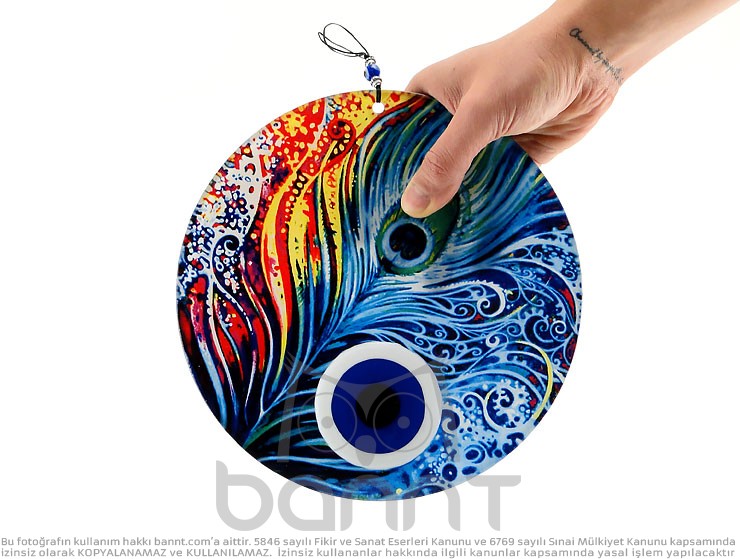 Göz Füzyon Cam Nazar Boncuğu 23cm Göz Füzyon Cam Nazar Boncuğu 23cm