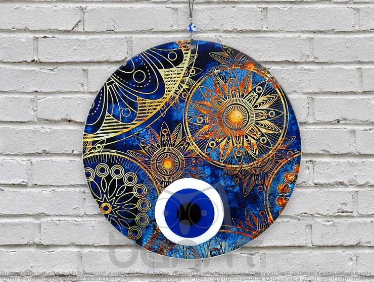 Güneş Füzyon Cam Nazar Boncuğu 23cm Güneş Füzyon Cam Nazar Boncuğu 23cm