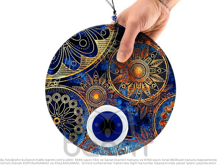 Güneş Füzyon Cam Nazar Boncuğu 23cm Güneş Füzyon Cam Nazar Boncuğu 23cm