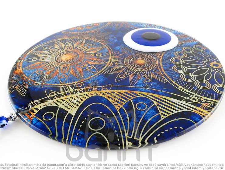 Güneş Füzyon Cam Nazar Boncuğu 23cm Güneş Füzyon Cam Nazar Boncuğu 23cm