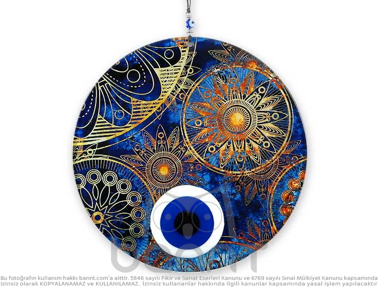 Güneş Füzyon Cam Nazar Boncuğu 23cm Güneş Füzyon Cam Nazar Boncuğu 23cm