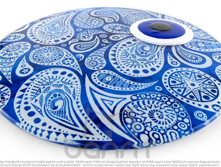 Mandala Füzyon Cam Nazar Boncuğu 23cm Mandala Füzyon Cam Nazar Boncuğu 23cm