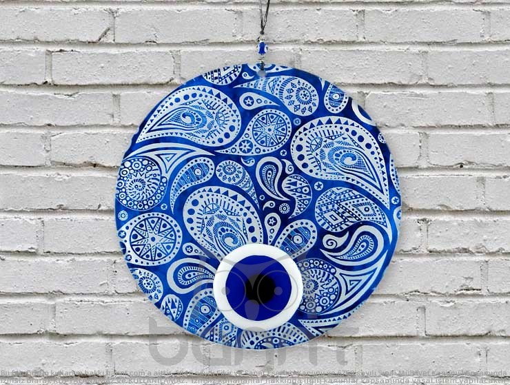 Mandala Füzyon Cam Nazar Boncuğu 23cm Mandala Füzyon Cam Nazar Boncuğu 23cm