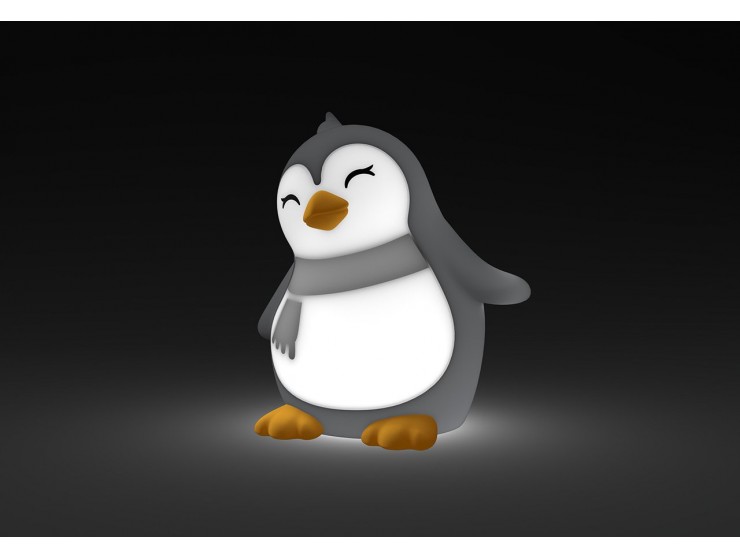 Dhink Silikon Şarjlı Gece Lambası Penguen Dhink Silikon Şarjlı Gece Lambası Penguen
