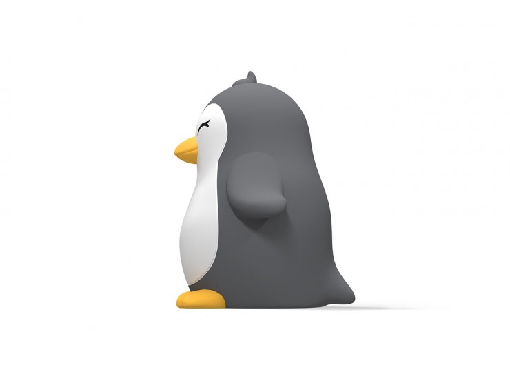 Dhink Silikon Şarjlı Gece Lambası Penguen Dhink Silikon Şarjlı Gece Lambası Penguen