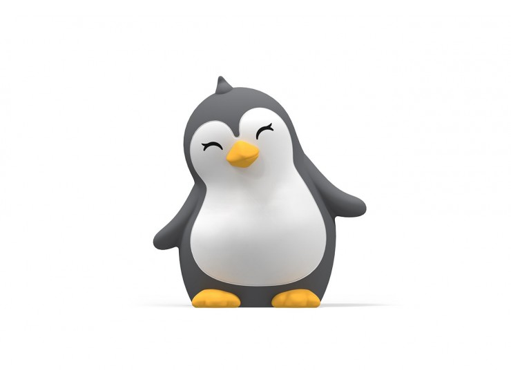 Dhink Silikon Şarjlı Gece Lambası Penguen Dhink Silikon Şarjlı Gece Lambası Penguen