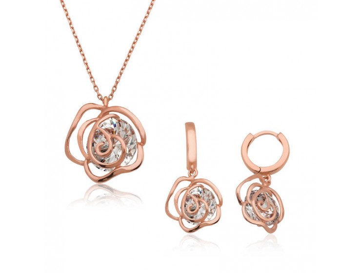 ​Gümüş Gül Bayan Set