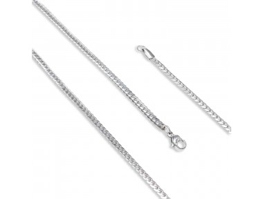 Rudi Balık Sırtı Çelik Kolye 0.8Mm