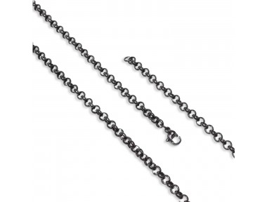 Rudi Forse Çelik Kolye 1Mm X 4Mm