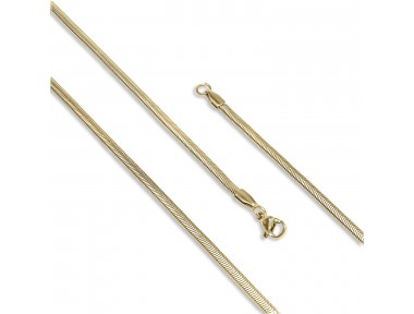 Rudi İtalyan Çelik Kolye 1,5Mm X 3Mm