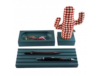 Kayigo Gri Woody Üçlü Ofis Seti- Kırmızı Pötikare Kaktüs Kayigo Gri Woody Üçlü Ofis Seti- Kırmızı Pötikare Kaktüs