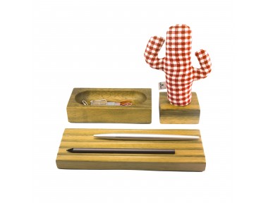 İroko Kayigo Woody İroko Ağacı Üçlü Set - Kırmızı Pötikare Kaktüs İroko Kayigo Woody İroko Ağacı Üçlü Set - Kırmızı Pötikare Kaktüs