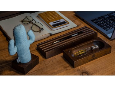 KAYIGO Woody Üçlü Ofis Seti Koyu Kahverengi