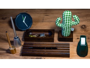 KAYIGO Woody Üçlü Ofis Seti Koyu Kahverengi