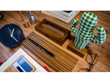 KAYIGO Woody Üçlü Ofis Seti Açık Kahverengi