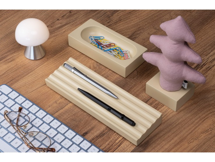 Kayigo Krem Woody Pembe Çam Üçlü Set