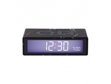 Lexon Flip Alarm Saat (Siyah)