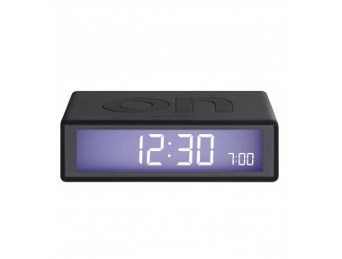 Lexon Flip Alarm Saat Koyu Gri