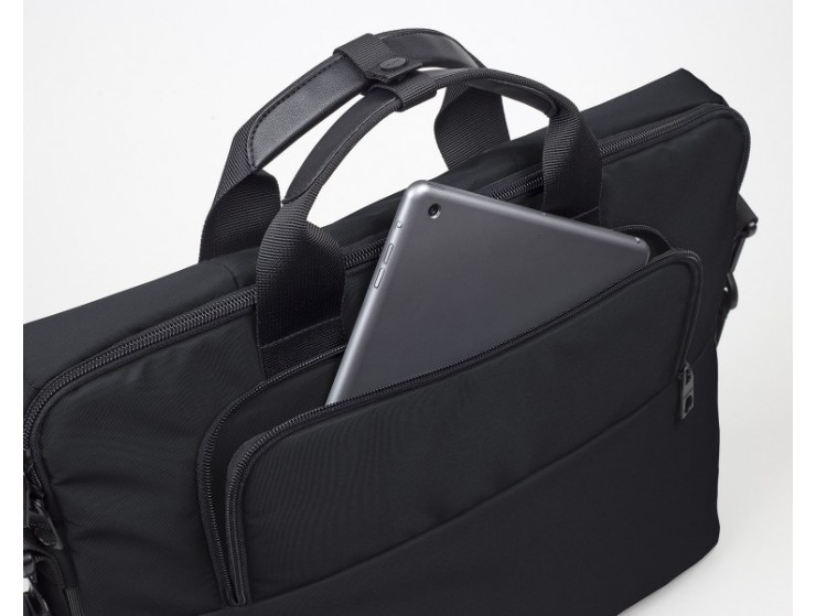 LEXON APOLLO LAPTOP BÖLMELİ EVRAK ÇANTASI (SİYAH)