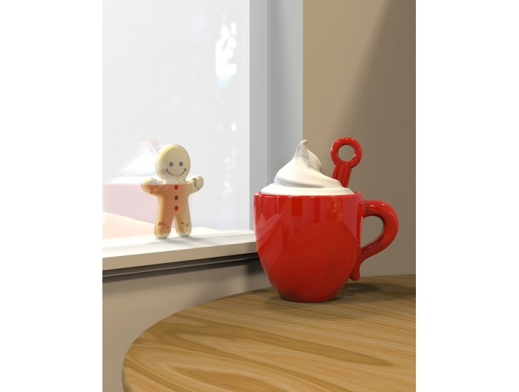 Metalmorphose Köpüklü Fincan ve Gingerbread Anahtarlık Metalmorphose Köpüklü Fincan ve Gingerbread Anahtarlık