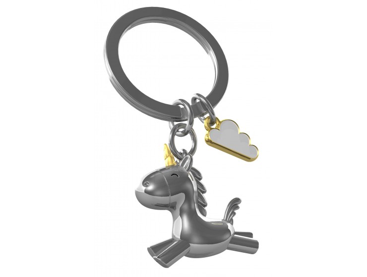 3D Uçan Unicorn Anahtarlık