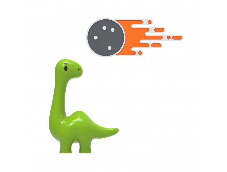 Dino & Meteor Broş Seti Dino & Meteor Broş Seti
