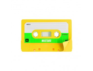 Mustard Kaset Sticky Not Kağıdı