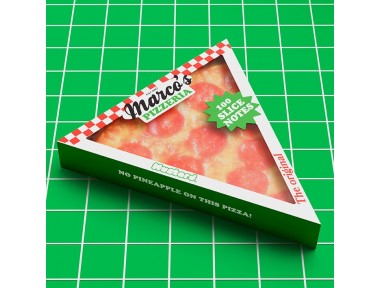 Mustard Pizza Sticky Not Kağıdı