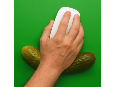 Mustard Kornişon Mouse Bilek Desteği Mustard Kornişon Mouse Bilek Desteği