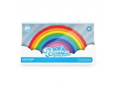 Mustard Rainbow Sticky Notes Not Kağıdı
