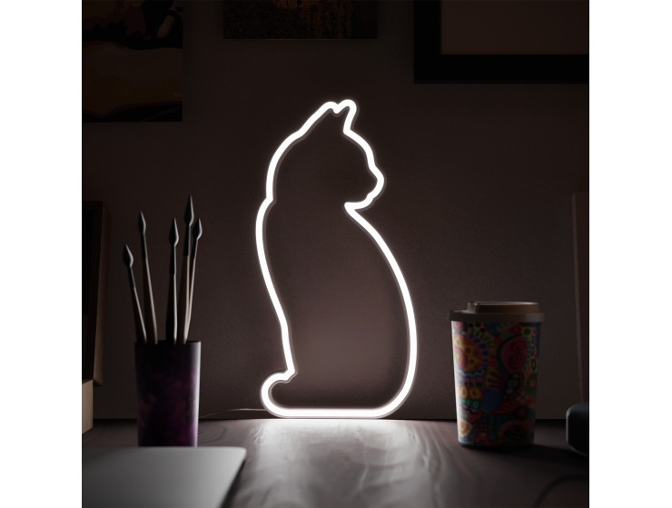Mustard Cat Led Işık Mustard Cat Led Işık
