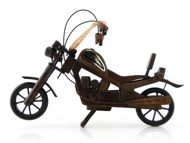 El Yapımı Ahşap Motosiklet El Yapımı Ahşap Motosiklet