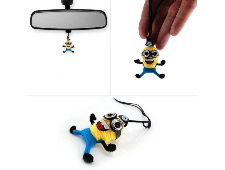 El Yapımı Minions Araba Süsü El Yapımı Minions Araba Süsü
