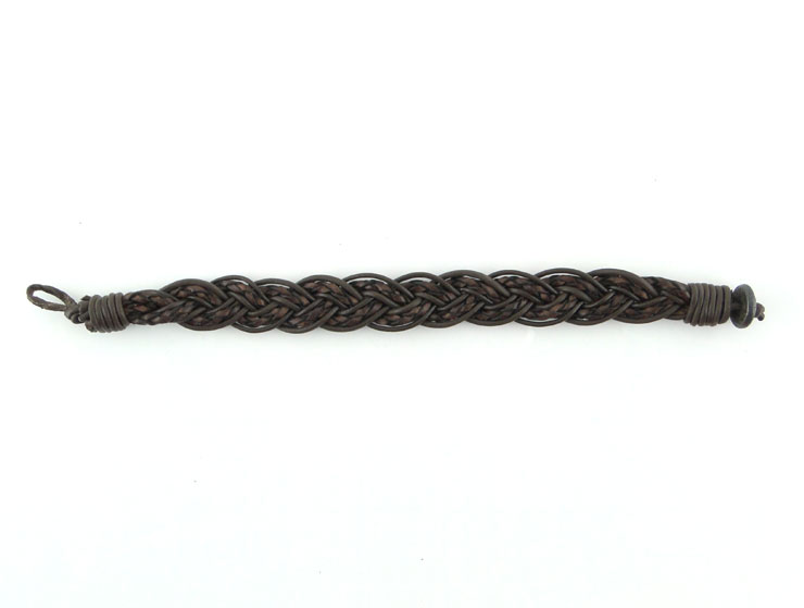 Braid Örgü Deri Bileklik (Kahverengi) Braid Örgü Deri Bileklik (Kahverengi)