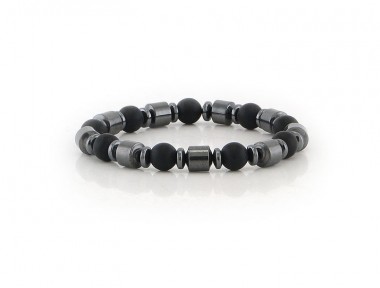 Hematit Oniks Doğal Taş Bileklik