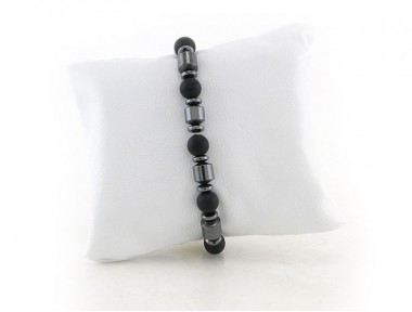 Hematit Oniks Doğal Taş Bileklik Hematit Oniks Doğal Taş Bileklik