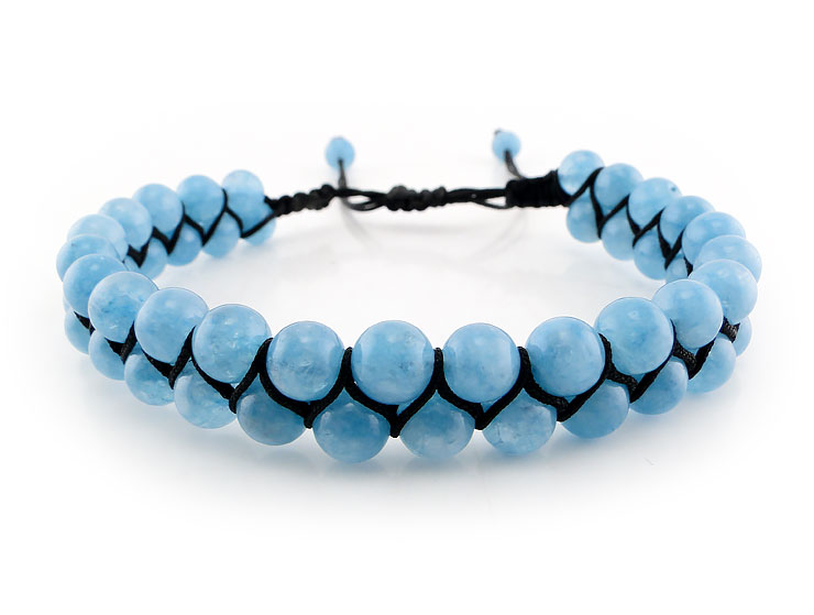 Braid Aquamarine Doğal Taş Bileklik Braid Aquamarine Doğal Taş Bileklik