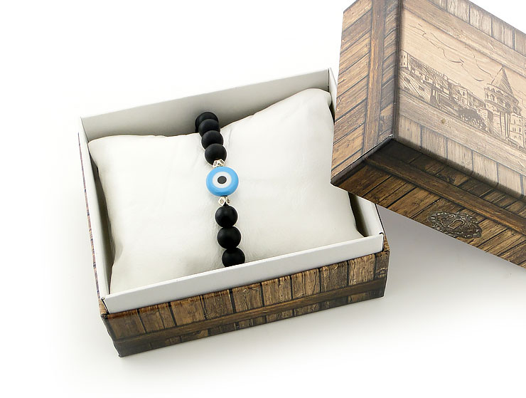 Onyx Nazarlık Bileklik (Mavi) Onyx Nazarlık Bileklik (Mavi)