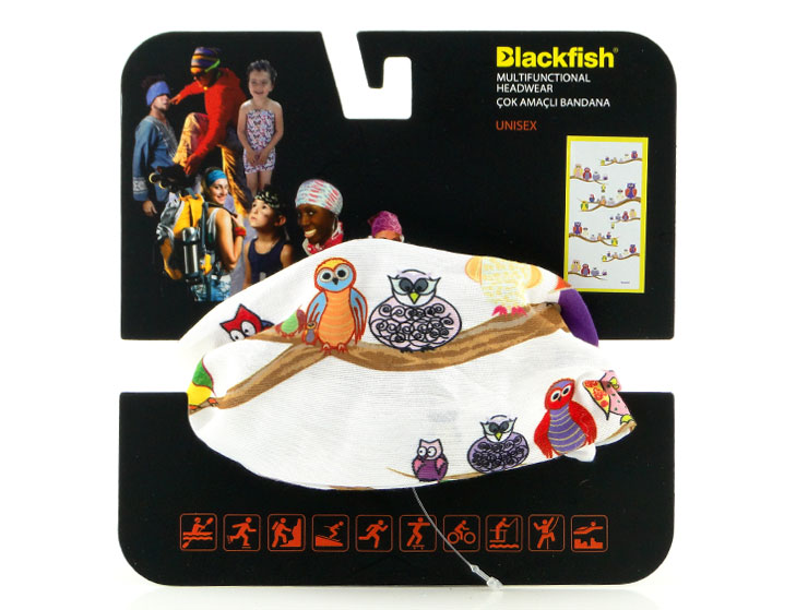 Blackfish Owl Bandana (Beyaz)