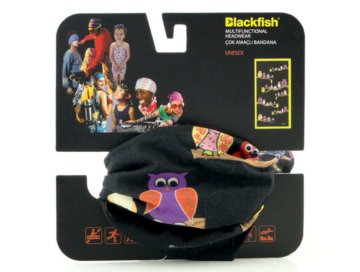 Blackfish Owl Bandana (Siyah)
