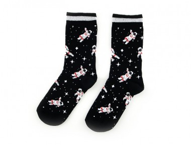 Astronot Çorap (Siyah)