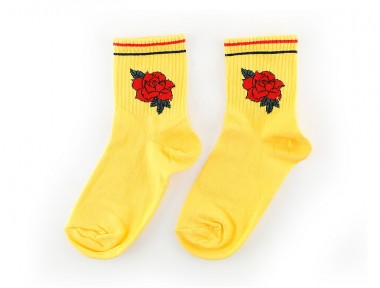 Rose Çorap (Sarı)