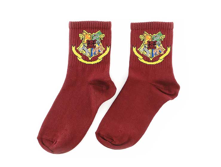 Hogwarts Çorap (Bordo)
